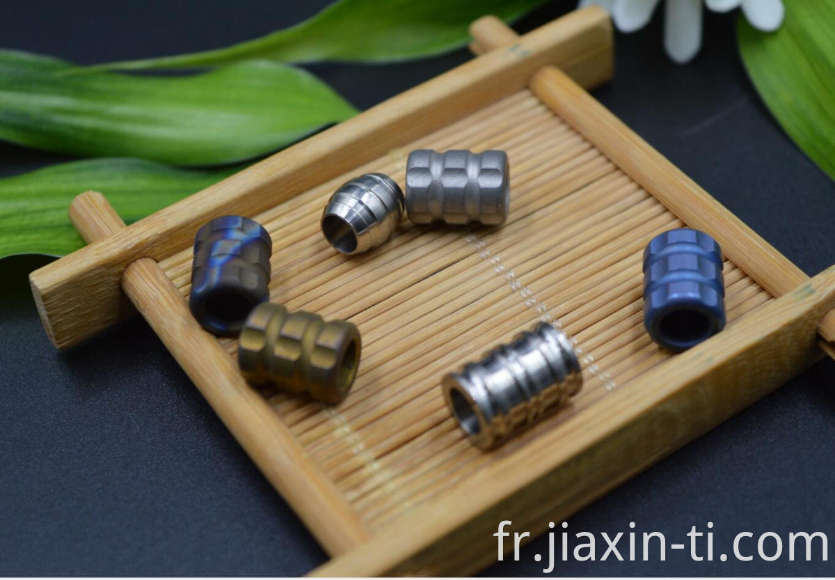 titanium knife beads